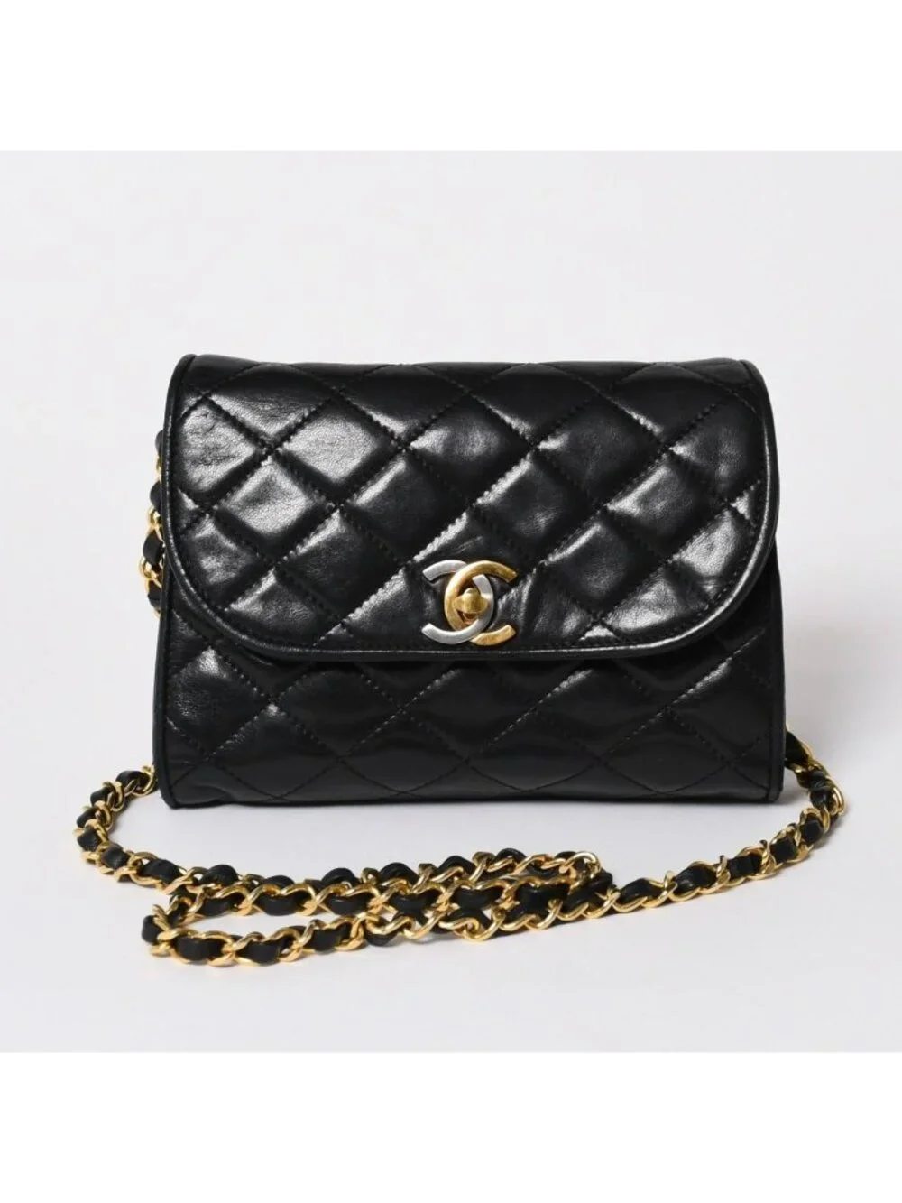 Chanel Mini Quilted S Flap S Chain Shoulder Bag Limited Edition CC Logo